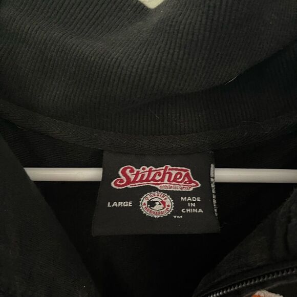 Vintage Stitches San Francisco SF Giants MLB Track Jacket Full Zip Baseball LG - Picture 4 of 6